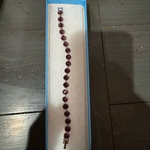 Touchstone Crystal Purple Amesthest Ice Bracelet